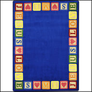 King's Kid Essentials Blocks of Love Carpet 10'9